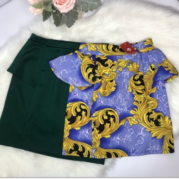 Forever 21 Mini Peplum Skirt - Picture 1 of 6